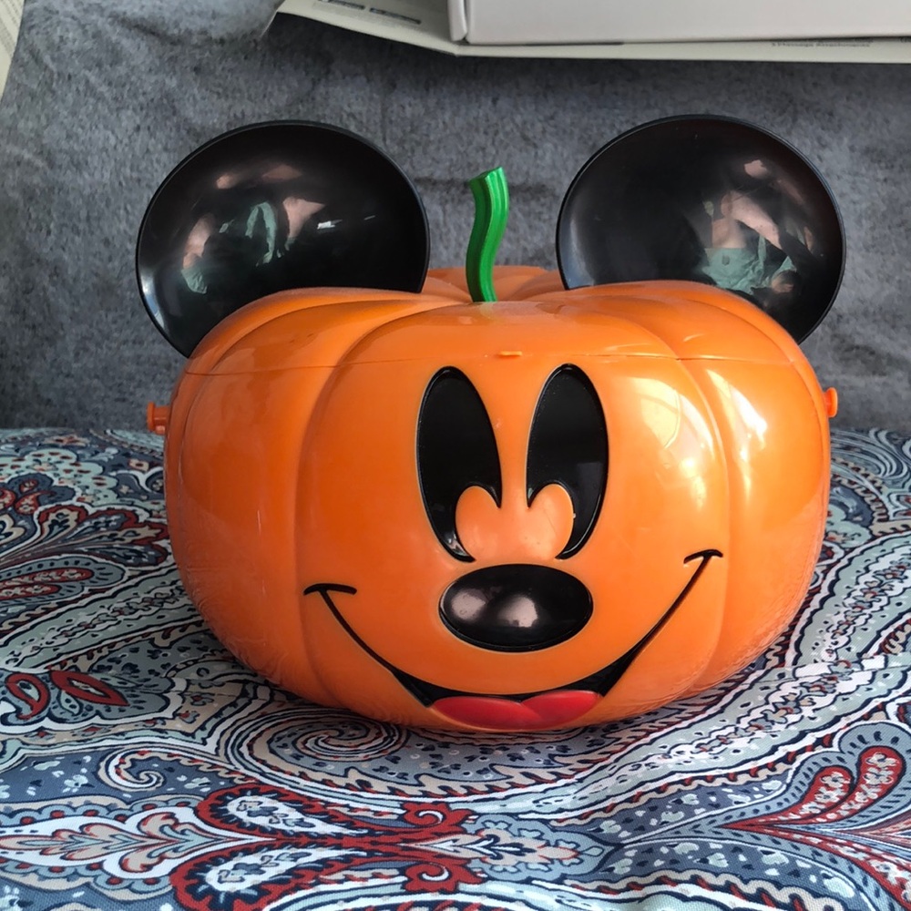 Disney Parks Pumpkin Popcorn Bucket